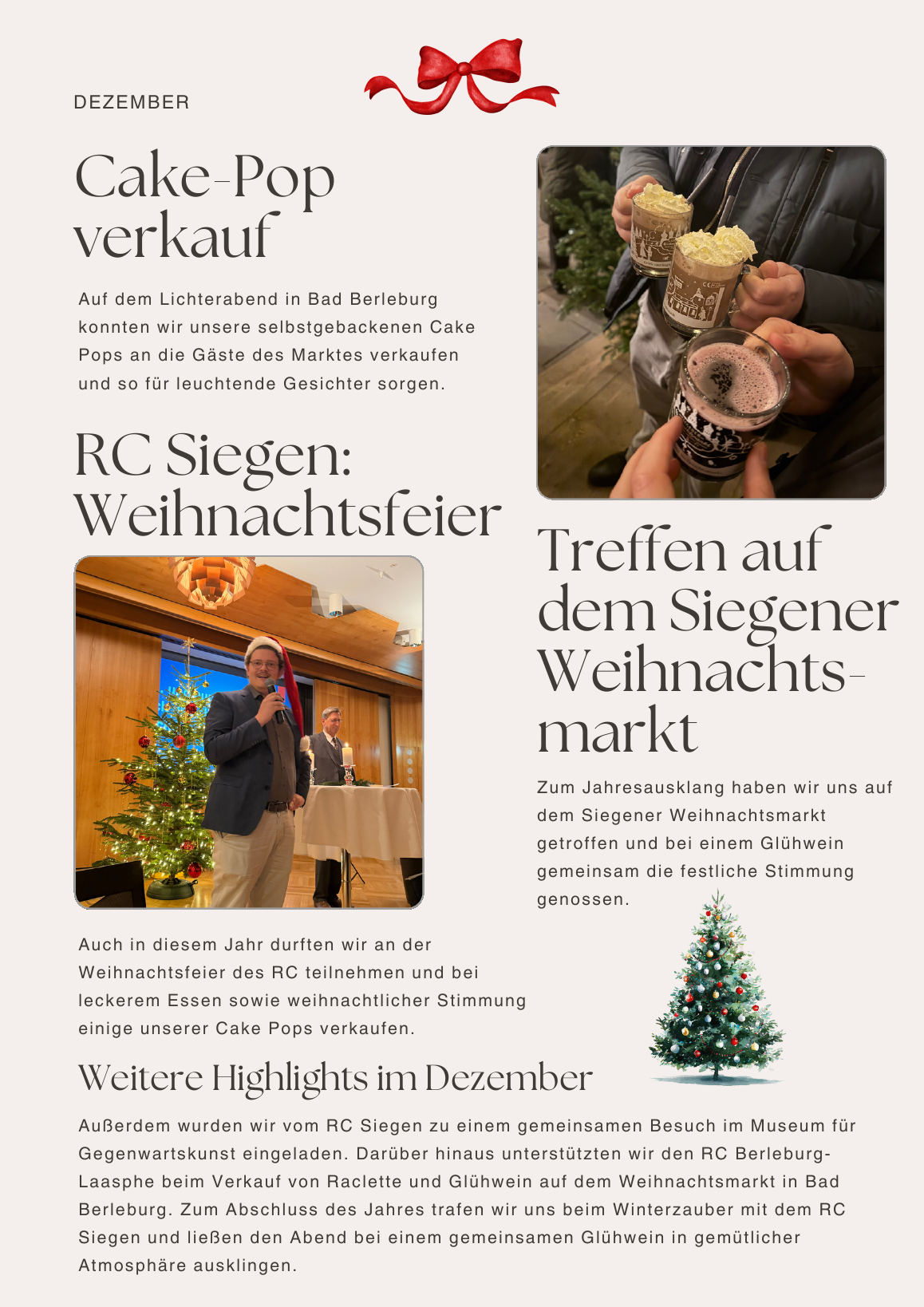 Rotaract Siegen — Newsletter Ausgabe 2 (Oktober–Dezember 2025) — Seite